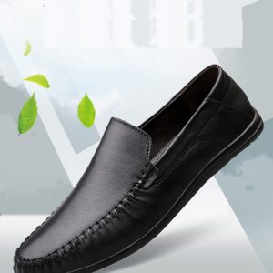 Giày Lười Da Bò Nam Cao Cấp, Chất Da Ý Mềm,Chất Lượng Hàng Việt, Đế Cao Su, Thiết Kế Giữ Dáng GD21